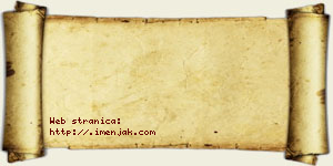 Angelina Bajalović vizit kartica